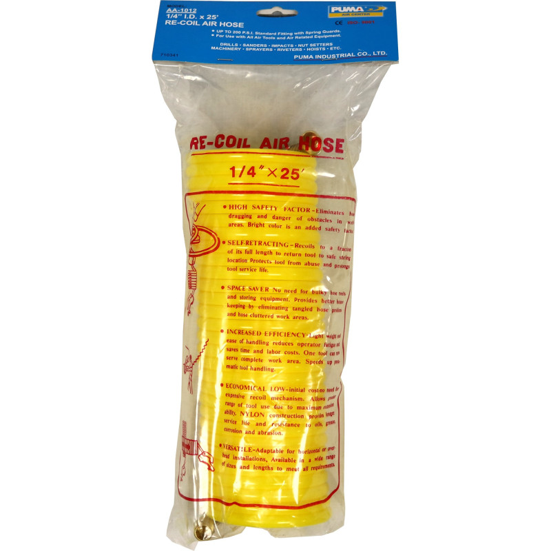 Puma 1/4" x 25' Nylon Hose