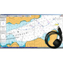 USB GPS Receiver complete with Chartplotter S/W and LINZ marine charts