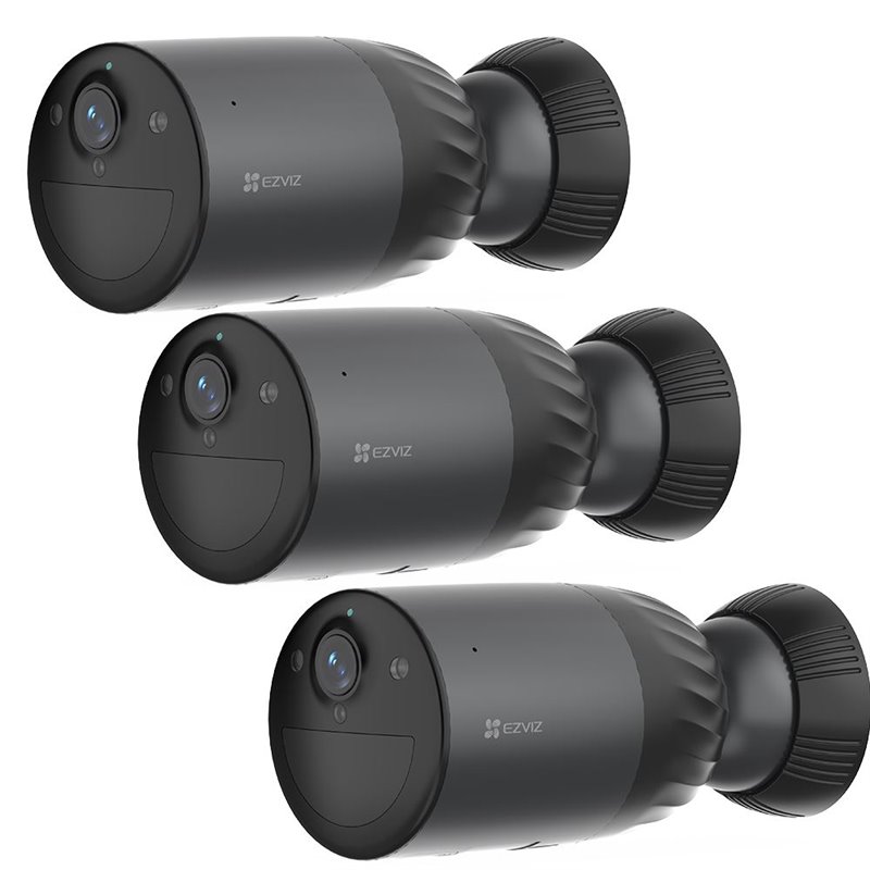 EZVIZ 8MP (4K) 3-Pack BC1C Outdoor IP65 Security Camera Bundle EZVIZ 8MP (4K) 3-Pack BC1C Outdoor IP65 Security Camera Bundle