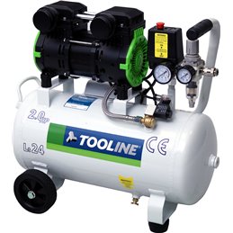 Tooline AC1524OL 24L Oilless Compressor